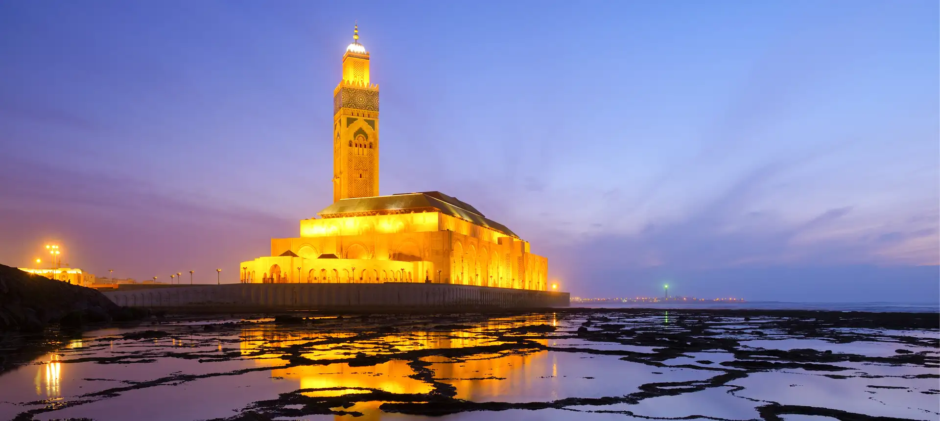 Mosquée Hassan II à Casablanca, lieu incontournable recommandé aux patients internationaux d'IRIFIV