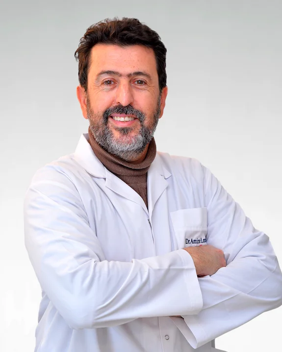 Portrait du Dr Amine Lemseffer, gynécologue spécialiste en AMP chez IRIFIV Casablanca